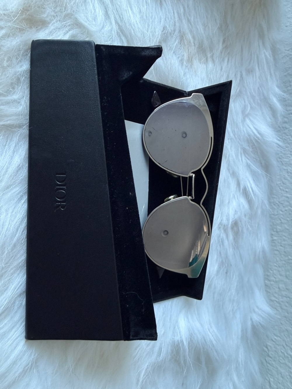 Dior Silver Mirror Sunglasses - Picture 9 of 9